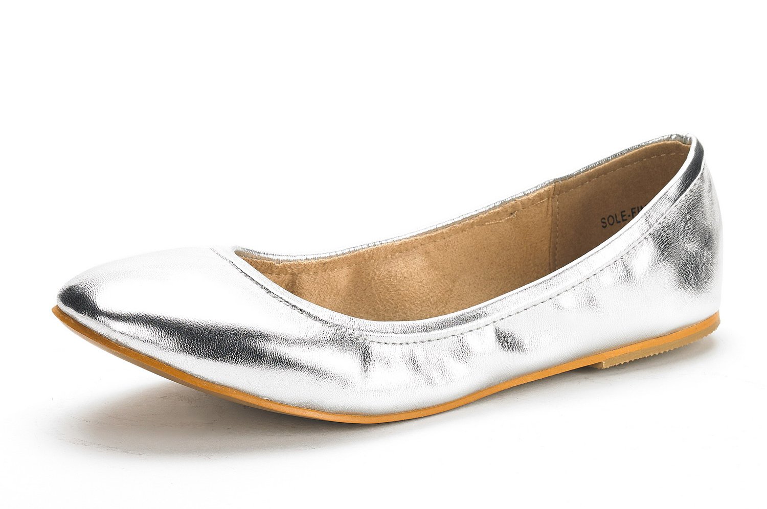 DREAM PAIRS Women's Sole-fina Solid Plain Walking Classic Ballet Flats Shoes
