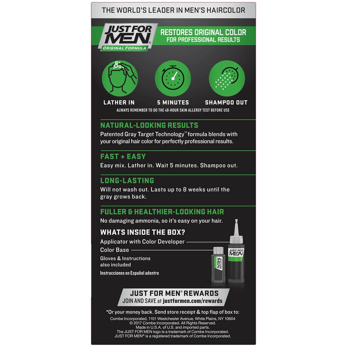 Amazon Com Just For Men Original Formula Men S Hair Color