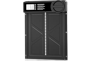 INNOLAND Automatic Chicken Coop Door - Large with Manual & Timer Mode, Automatic Chicken Door | Aluminum Alloy | Anti-Pinch | Large Programmable LCD Screen, Chicken Coop Door with Low Battery Warning