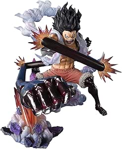 Amazon Com Tamashii Nations Bandai Figuartszero Monkey D Luffy Gear 4 Snakeman King Cobra Onepiece Statue Toys Games