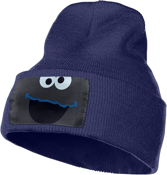 Sesame Street Cookie Monster Warm Knit Cuff Beanie Cap
