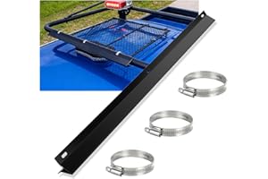 39.37 in Roof Rack Wind Deflector, Van Roof Rack Wind Deflector, Ladder Rack Wind Deflector for Utility/Work Truck and Vans, 
