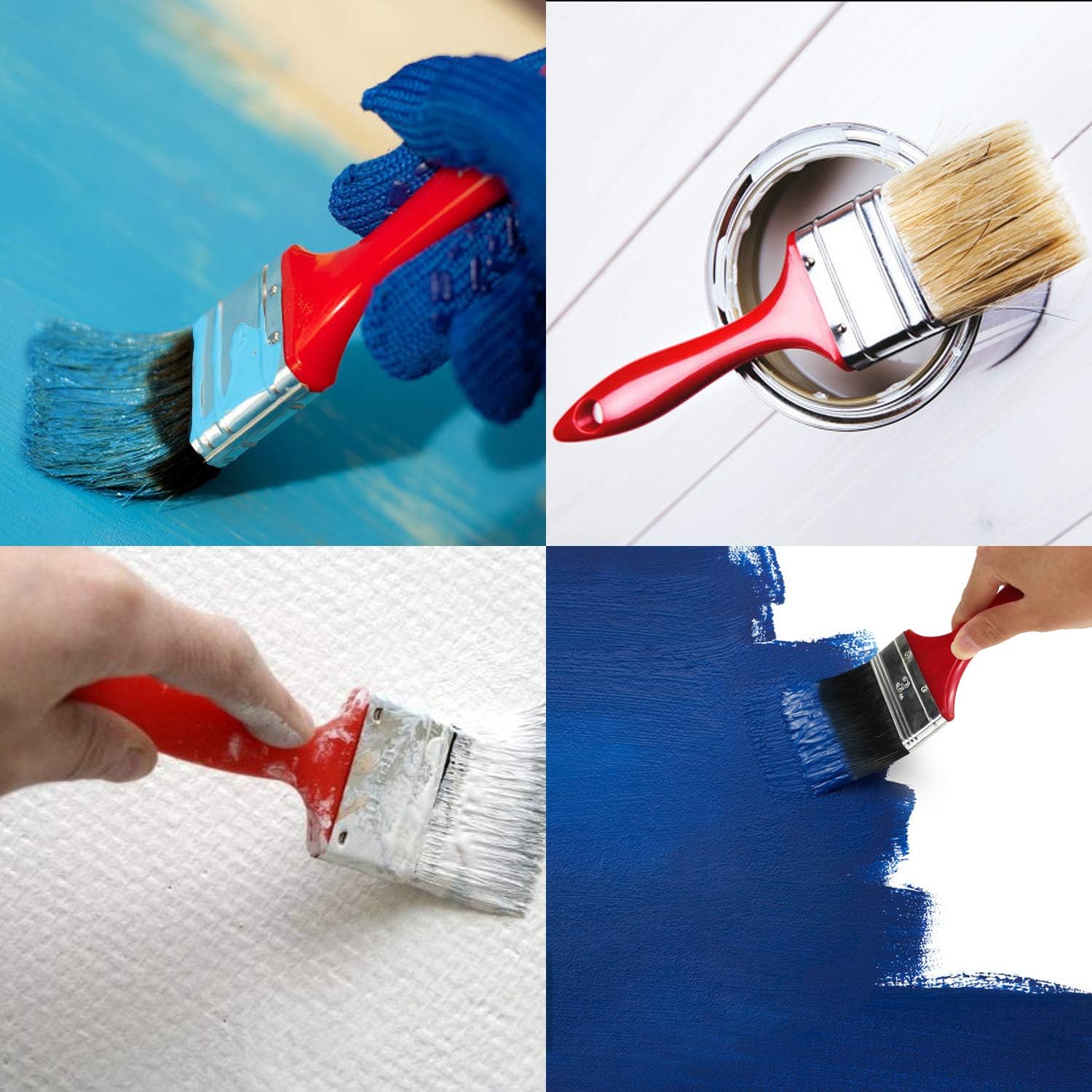 5pcs Decorating Paint Brush Set, Professional Paint Brushes for