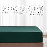My home store Fitted Sheet 100% Egyptian Cotton 300TC Emerald Double view 6