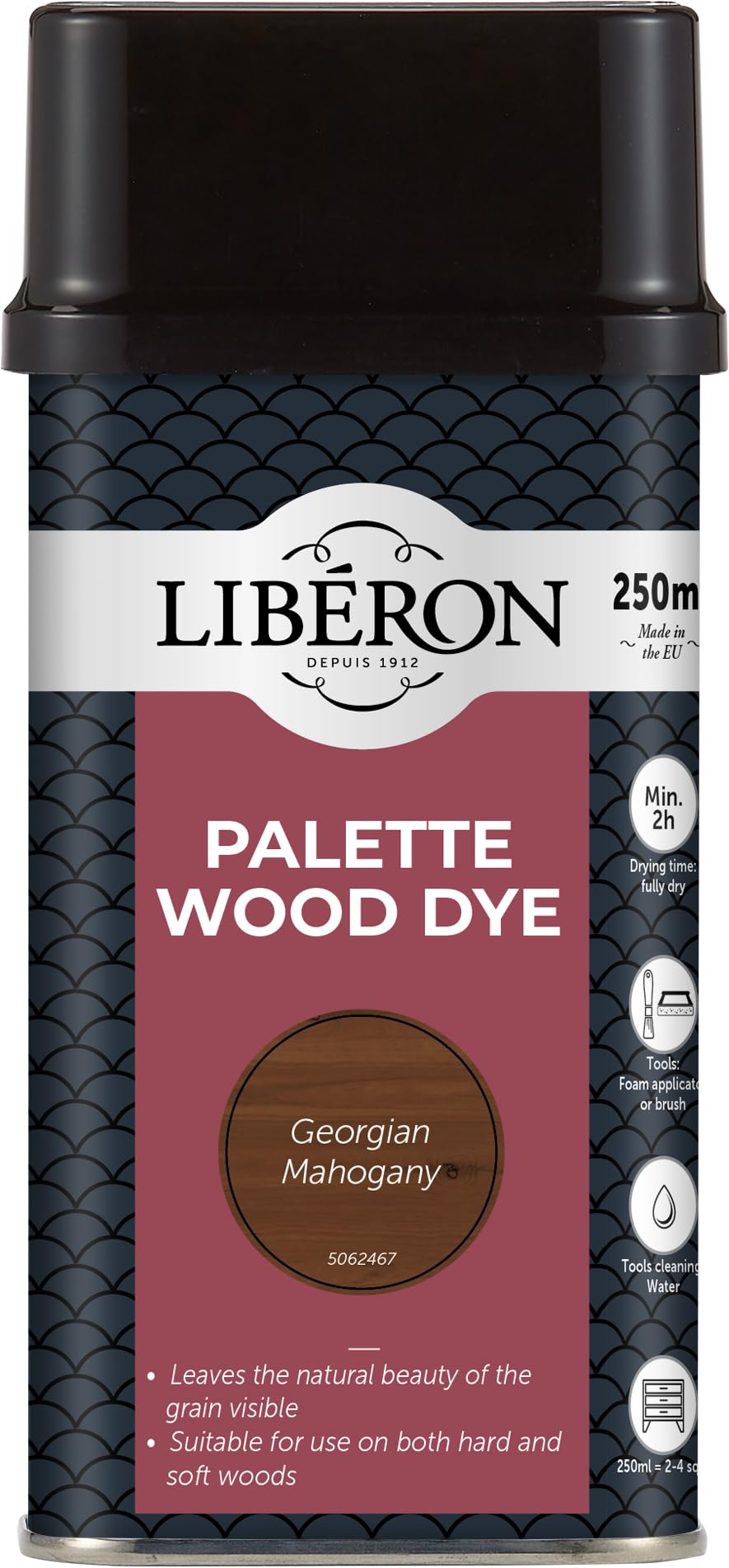 Libéron Palette Wood Dye Georgian Mahogany 250ml