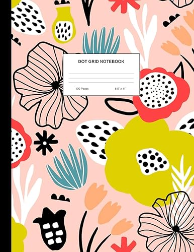 Download Dot Grid Notebook: Dotted Bullet Journal - Large 8.5 x 11 with 100 Pages White Paper for School Supplies, Office and Home Use - Design Code A4 161 PDF