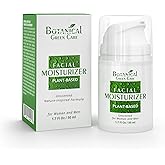 Botanical Green Care Plant-Based Facial Moisturizer. Natural Aging Face Moisturizing Cream for Sensitive, Dry & Normal Skin for Women and Men