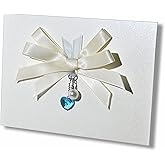 Gifts for Daughter on Wedding Day - Something Blue for Bride, Bridal Shower Gift, Mother to Daughter Present, Gown Charm, Bouquet Charm