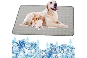 XinChangShangMao Dog Cooling Mat, Pet Dog Self Cooling Pad, Ice Silk Washable Summer Cooling Mat for Dogs Cats, Kennels, Crates and Beds