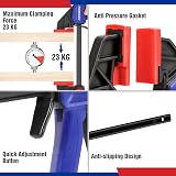 WORKPRO 4-Pack 115mm Mini Bar Clamps & 8 Spring Clamps for Woodworking view 3