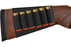 Coolrunner 8 Round Shotgun Shell Holder Buttstock Holder for 12/20 Gauge Ammo Tactical Shotgun Holder for Hunting