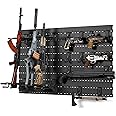 Savior Equipment Wall Rack System Heavy-Duty Steel Tactical Rifle Carbine Shotgun Handgun Storage Wall Mount, Modular Firearms Gun Wall Gear Accessories Organizer, Holds up to 6 Rifles & 6 Pistols