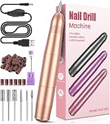 KOOFIT Electric Nail File Drill 20000RPM Adjustable Speed Manicure Set