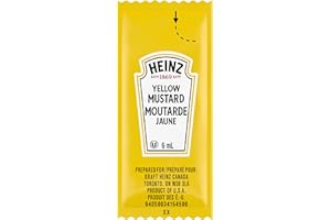Heinz Yellow Mustard (500 x 6 mL Packets)