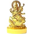 Kiakashya Saraswati ji Idol/murti/statie Gold Colour