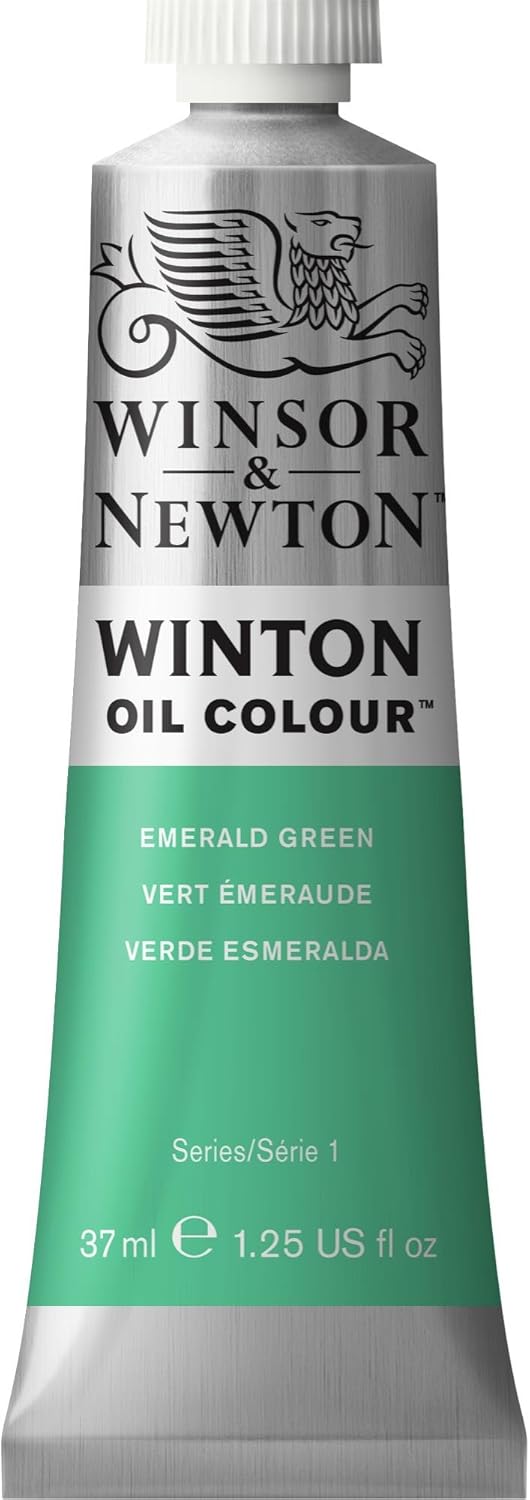 Winsor & Newton Winton, Smaragd - Grün, 37ml Tube, 37 ml (Pack of 1)