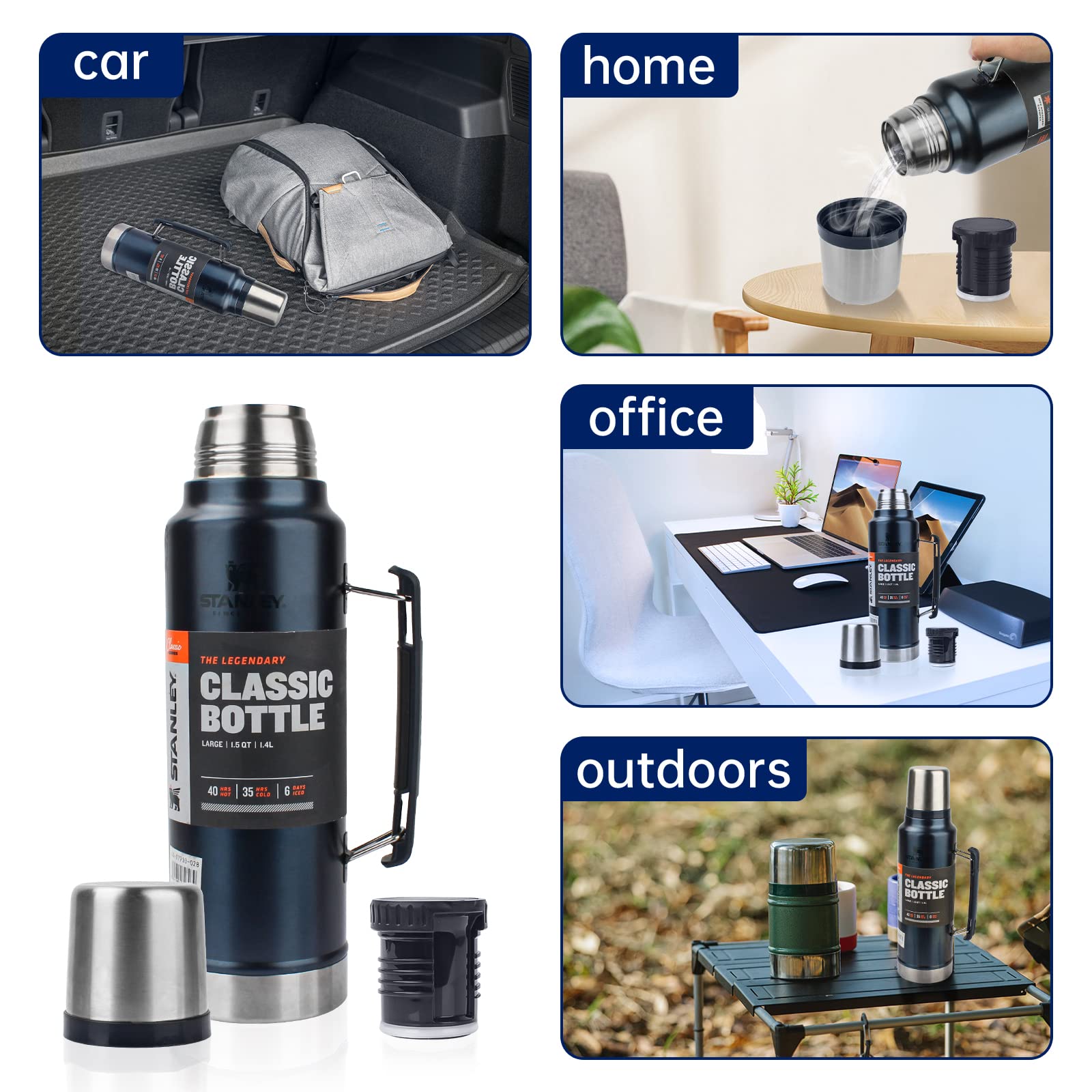Thermoss Plug Replacement - for Stanley Cup Classic Vacuum Insulated Wide Mouth Bottle (1.5 QT)