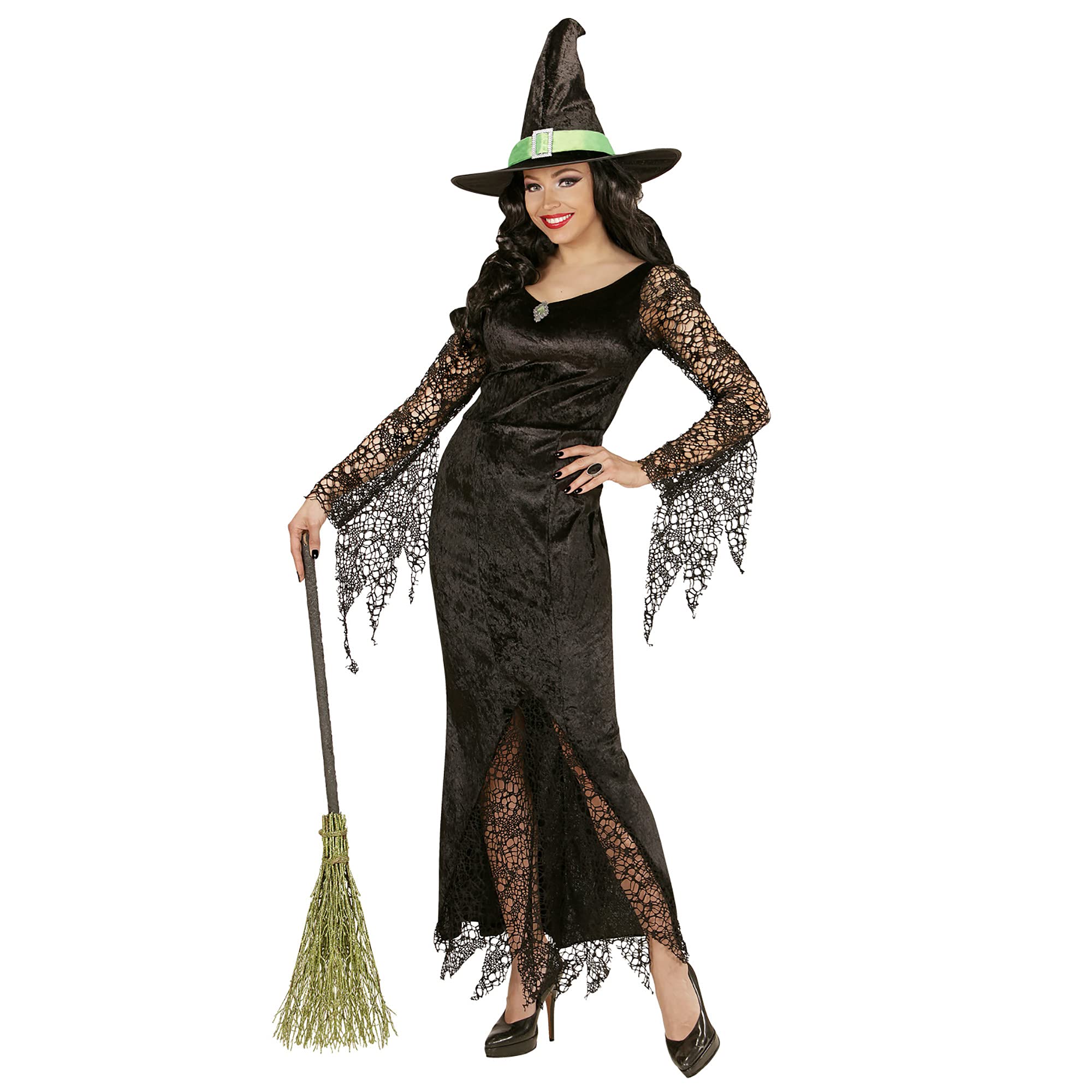 Widmann Womens Ladies Witch Halloween Fancy Dress Costume Outfit S