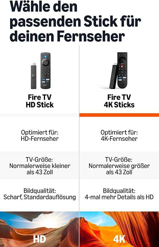 Fire TV Stick 4K (neueste Generation), einfaches 4K-Streaming, neue Fire TV-Fernbedienung, alle Apps an einem Ort, Free- und Live-TV, Sendungen schneller finden mit Alexa+