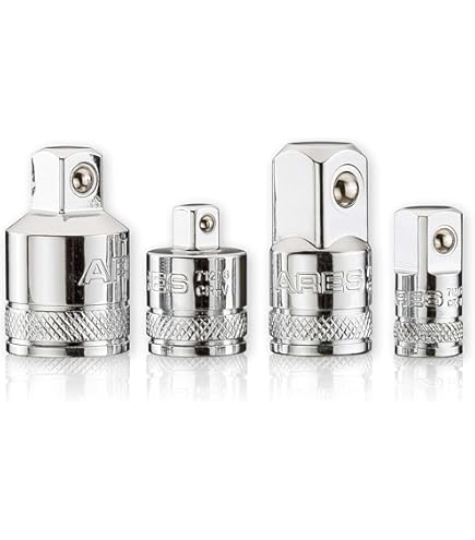 Juego De 6 Adaptadores De Enchufe De Impacto BOEN – Reductores De 1/4”, 3/8”, 1/2”, 3/4” – Acero CR-MO, Con Funda Y Bloqueo De Seguridad