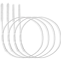 Lot De 4 Brosses Nettoyage Extra Longues 100 Cm Nylon - Pour Tuyaux Lait, Paille, Réfrigérateur, Aquarium