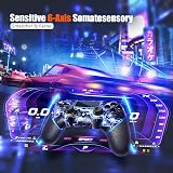 AceGamer Wireless Controller for PS4 Blue Dual Vibration Six Axis Touchpad USB view 7