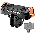 K&F CONCEPT Magnetic Quick Release Adapter Mount Compatible with DJI Osmo Nano/Osmo Action 6, Expansion Stand with 1/4 Screw 