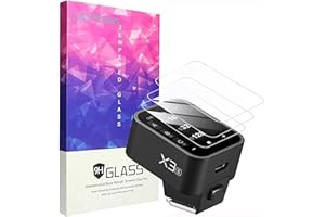 Lamshaw Compatible with Godox X3 PRO Screen Protector, [3 Pack] 9H Tempered Glass Screen Protector Film Compatible for Godox 