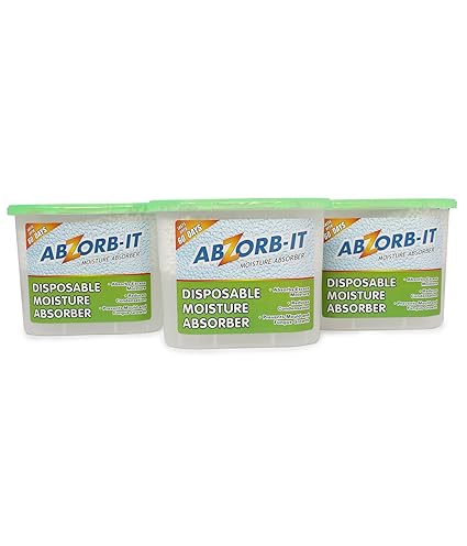 Abzorb-It Moisture Absorber, Green, 300g - Pack of 3