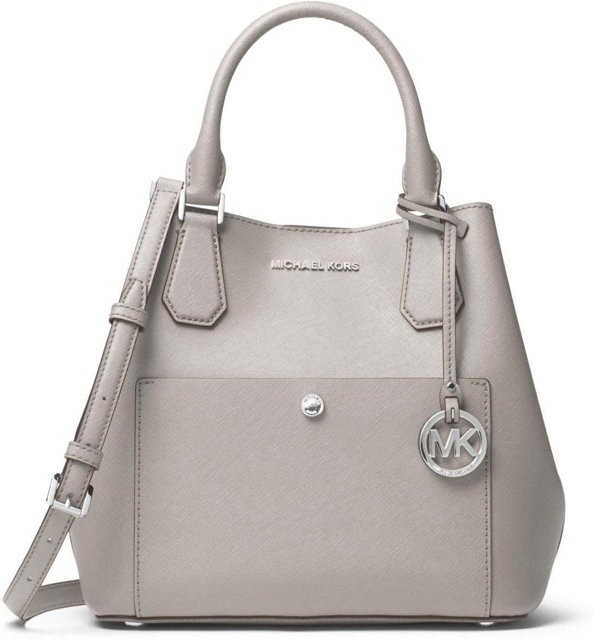 michael michael kors cleo small saffiano leather satchel