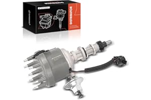 A-Premium Ignition Distributor with Cap and Rotor Compatible with F-100, F-150, F-250, F-350, E-100/E-150/E-200/E-250/E-300/E