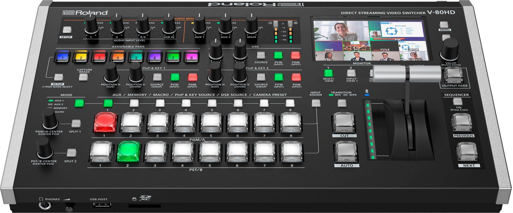 Roland Professional V-80HD Switching for Live Events, Web Streaming, and Studio Production