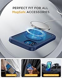 Miracase Magnetic for iPhone 12 mini Case, [360