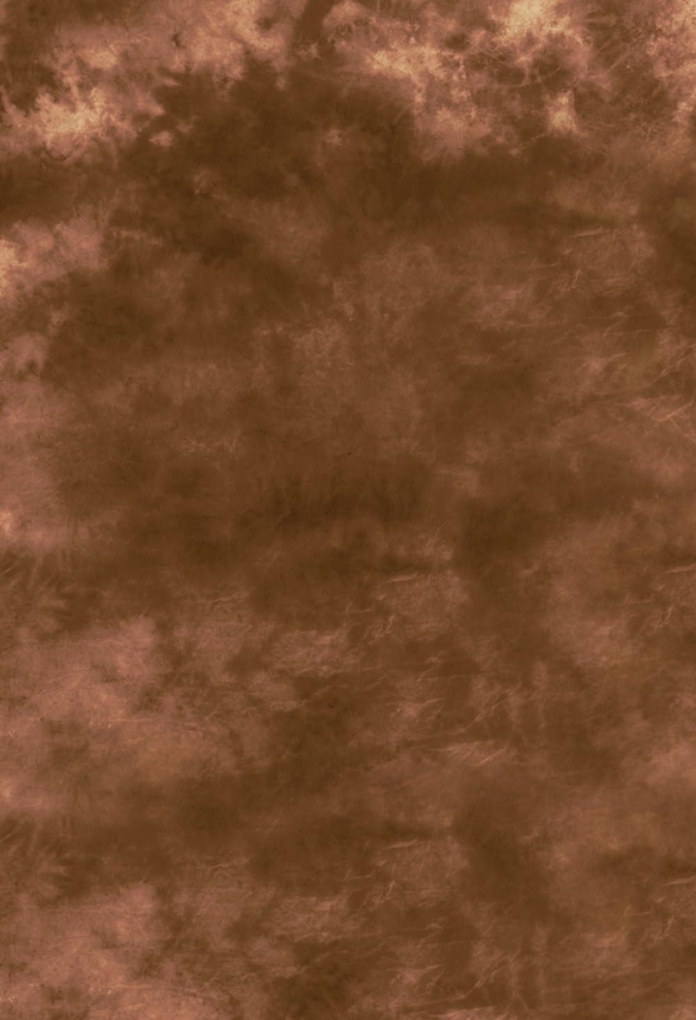 Muzi 5x6.5ft Brown Photography Backdrop Thin Retro Pattern Background Photo Studio Props XT-6277