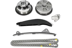 VORGENS 24350-2E700 Timing Chain Kit, w/VVT Camshaft Sprockets Intake & Exhaust, Fits for 2017-2021 Hyundai Elantra Kona Veloster, 2017-2022 Kia Forte 2.0L - Replace 243212E010 24410-2E000 244102E000