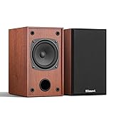 Elimavi 30W*2 Passive Bookshelf Speakers for Record