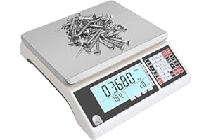 Industrial Counting Scale 30kg/0.5g Precision Electronic Gram Scale for Parts and Coins Piece Counting Scale, Digital Invento