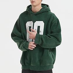 FAIABLE Men's Oversized Hoodies Pullover Graphic