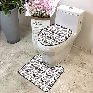 2 Alfombrillas de baño Antideslizantes con diseño de león Tropical