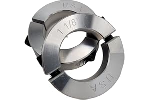 Coastal Shaft Collars - 1.125" Bore Diameter - Clamping Two Piece Shaft Collar - 2024 Aluminum (2 Pack)