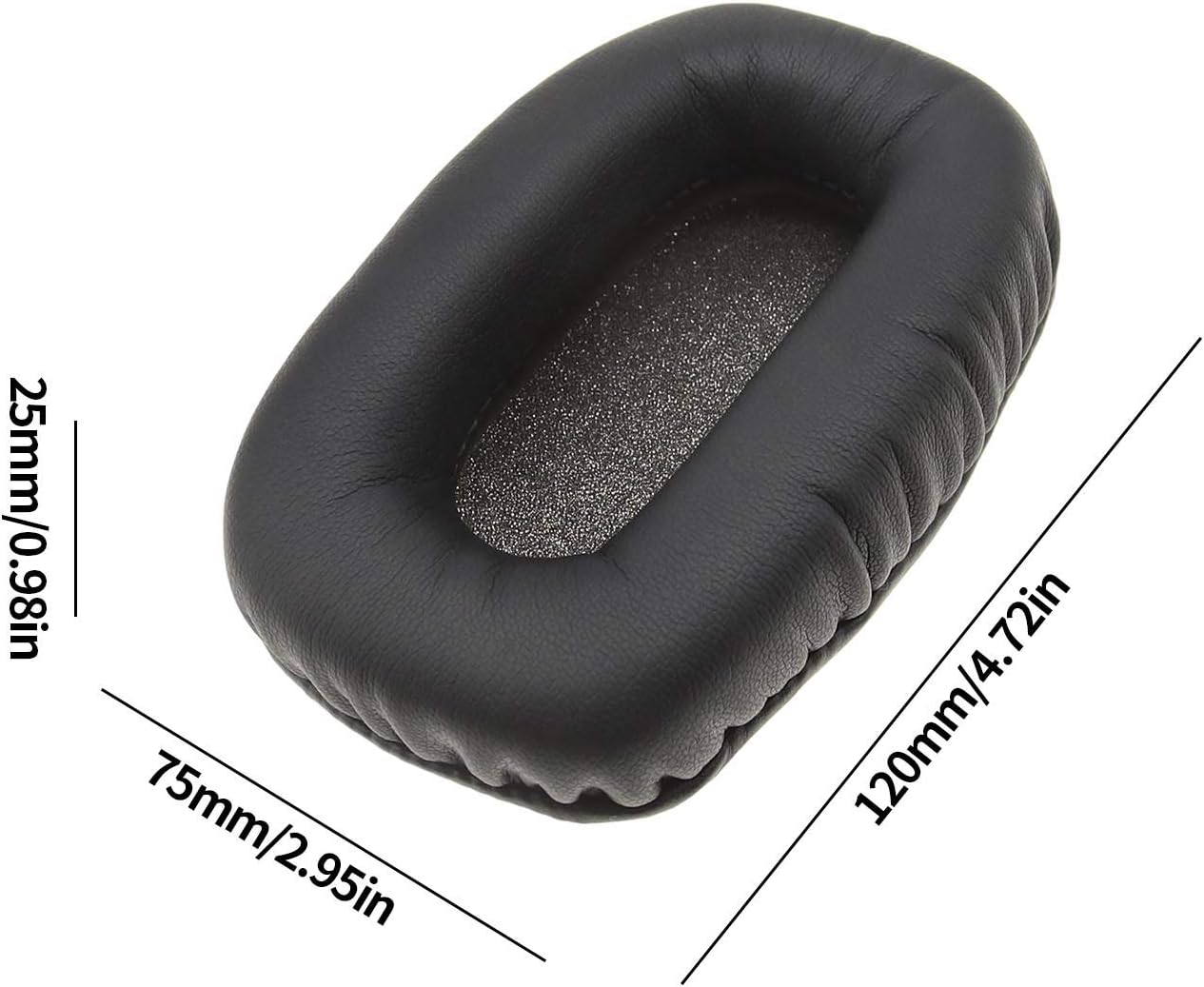 Be In Your Mind Pair of Replacement Leather Earpads Ear Pads Ear Cushions with Inner Foam Mats Compatible with DT100 DT102 DT108 DT109 Headphones - Image 4