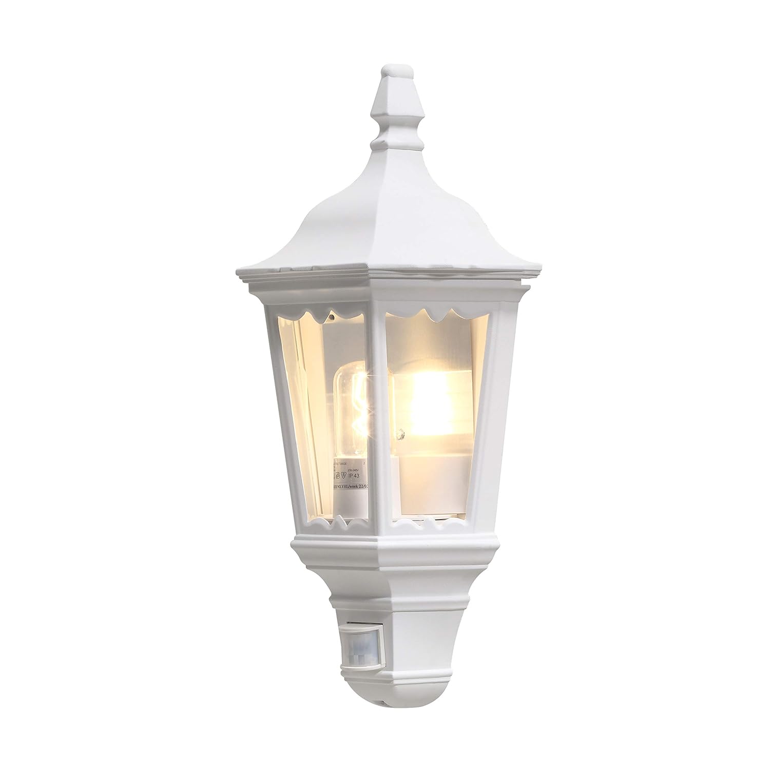 Konstsmide Outdoor Lights Firenze Flush Outdoor Wall Light with PIR