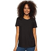 Felina Women's Crew Neck Jersey Slub Short Sleeve T-Shirt