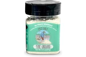 CELT SALT BY NATURE'S PANTRY Celtic Salt Fine Ground, Celt Salt By Natures Pantry, 82+ Minerals, non-GMO, Organic & Unrefined, Gluten-Free, Authentic, Sal, Hand Harvested, Cooking, Baking, Pickling, Electrolytes, Healthy Seasoning,1/2lb (8oz) Shaker