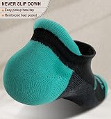 BULLIANT Womens Socks Trainer 6 Pairs Anti Blister Breathable Cushioned view 6
