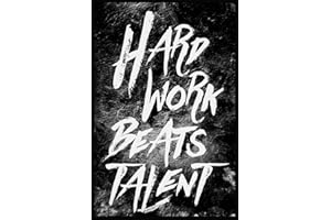 Hard Work Beats Talent - Notebook: Lined Notebook / Journal Gift, 120 Pages, 6x9, Soft Cover, Matte Finish