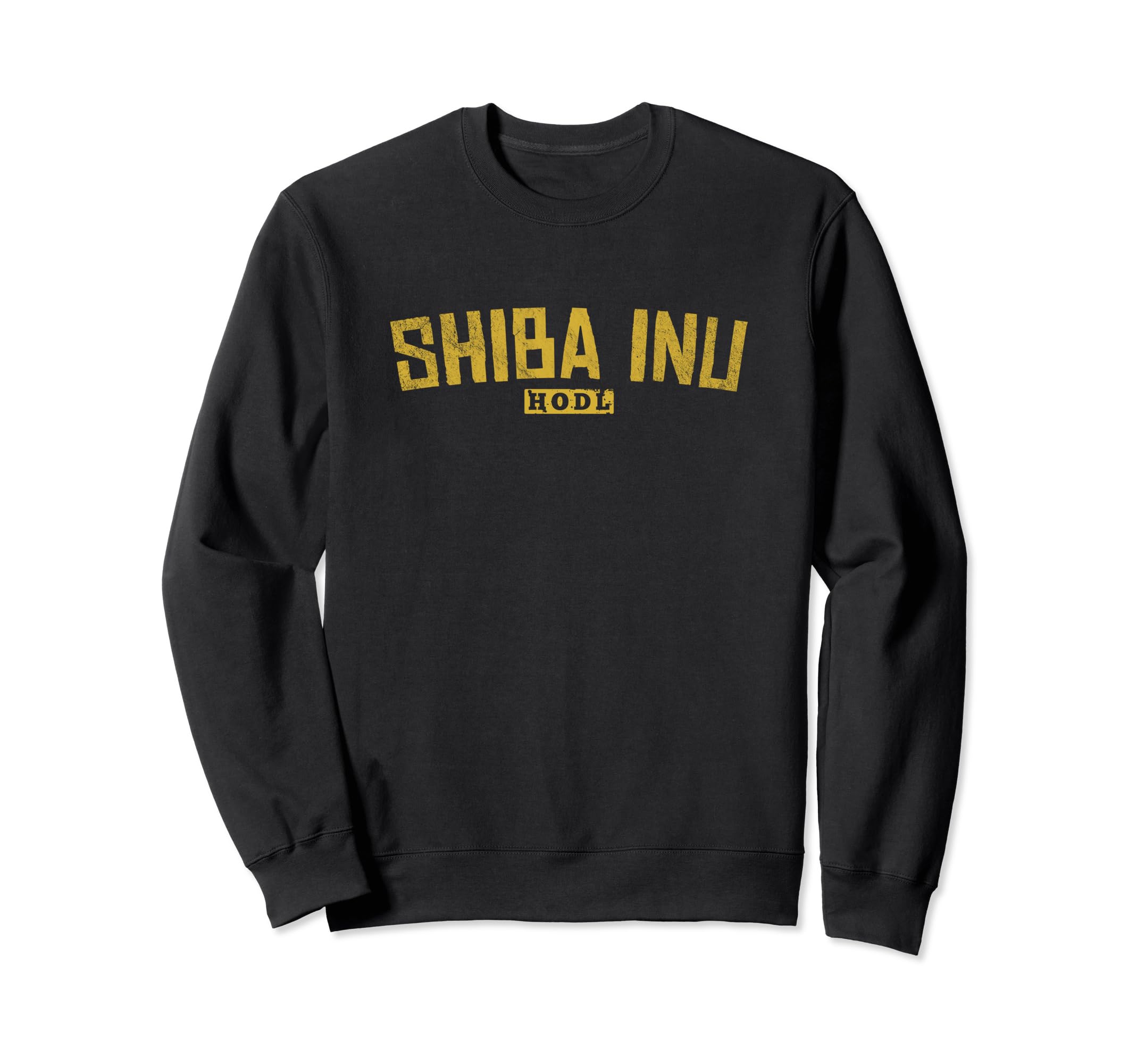Shiba Inu HODL Vintage Cryptocurrency Blockchain Crypto Coin Sweatshirt