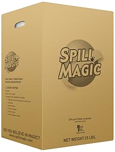 Spill Magic SM103 Liquid Spill Pick-Up Absorbent Powder, 25 lb. Box