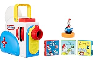 Little Tikes Story Dream Machine Dr. Seuss Starter Pack, Storytime, Books, Audio Play Character, Gift and Toy for Toddlers and Kids Girls Boys Ages 3+ Years