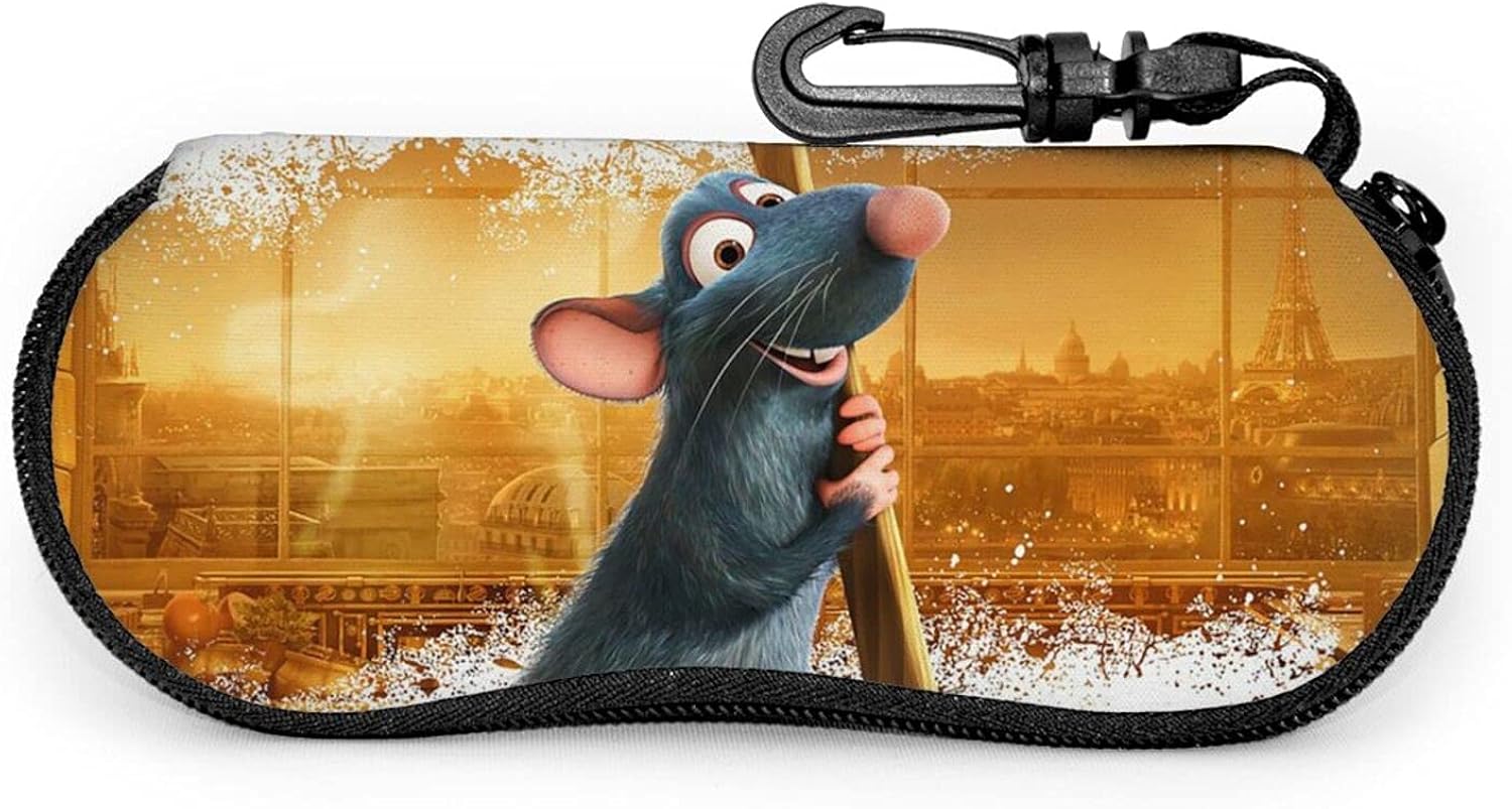 Ratatouille Sunglasses Soft Case With Belt Clip, Portable Glasses Case